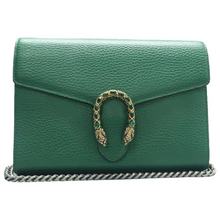 Load image into Gallery viewer, GUCCI Dionysus Chain Wallet Leather Shoulder Bag Green
