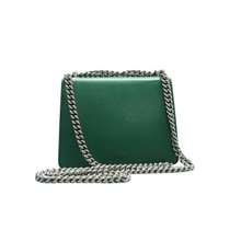 Load image into Gallery viewer, GUCCI Dionysus Leather Shoulder Bag Green
