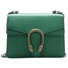 Load image into Gallery viewer, GUCCI Dionysus Leather Shoulder Bag Green

