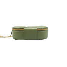 Load image into Gallery viewer, Christian Dior CD Signature Leather  Shoulder Bag Green
