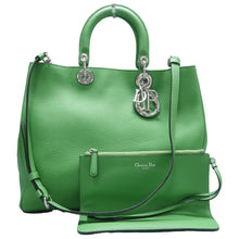 Load image into Gallery viewer, Christian Dior VIP Leather Satchel Bag Green
