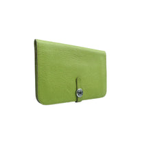 Load image into Gallery viewer, Hermes Dogon Leather Wallet Green
