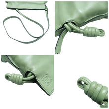 Load image into Gallery viewer, Loewe Flamenco Leather Shoulder Bag Green
