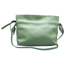 Load image into Gallery viewer, Loewe Flamenco Leather Shoulder Bag Green
