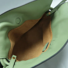 Load image into Gallery viewer, Loewe Flamenco Leather Shoulder Bag Green
