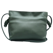 Load image into Gallery viewer, Loewe Flamenco Leather Shoulder Bag Green
