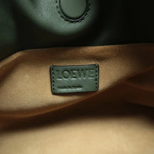 Load image into Gallery viewer, Loewe Flamenco Leather Shoulder Bag Green
