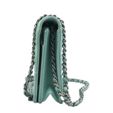 Load image into Gallery viewer, Chanel  CC WOC Caviar Leather Chain Shoulder Bag Blue
