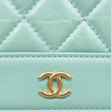 Load image into Gallery viewer, Chanel  CC WOC Caviar Leather Chain Shoulder Bag Blue
