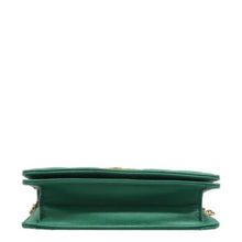 Load image into Gallery viewer, GUCCI GG Marmont Chain Flap Leather Shoulder Bag Green
