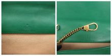 Load image into Gallery viewer, Gucci GG Marmont Calfskin Matelasse Shoulder Bag  Emerald Green
