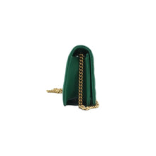 Load image into Gallery viewer, Gucci GG Marmont Calfskin Matelasse Shoulder Bag  Emerald Green
