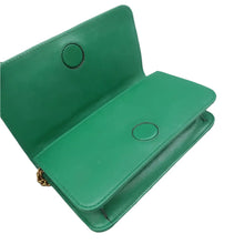 Load image into Gallery viewer, Gucci GG Marmont Calfskin Matelasse Shoulder Bag  Emerald Green
