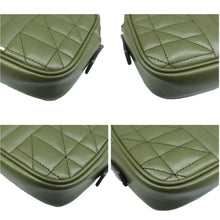 Load image into Gallery viewer, GUCCI GG Marmont Leather Shoulder Bag Green
