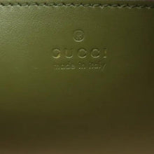 Load image into Gallery viewer, GUCCI GG Marmont Leather Shoulder Bag Green
