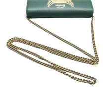 Load image into Gallery viewer, Gucci Wallet On Chain Garden Mystic Cat Leather Crossbody Bag Green
