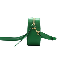 Load image into Gallery viewer, GUCCI Leather Shoulder Bag Green
