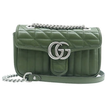 Load image into Gallery viewer, Gucci GG Marmont Mini Crossbody Bag Olive
