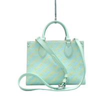 Load image into Gallery viewer, Louis Vuitton Onthego Stardust Monogram Leather Satchel Bag Green
