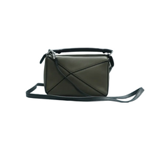 Load image into Gallery viewer, Loewe Puzzle Leather Shoulder Bag Green
