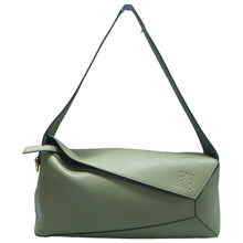 Load image into Gallery viewer, Loewe Puzzle Leather  Shoulder Bag Green
