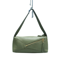 Load image into Gallery viewer, Loewe Puzzle Leather  Shoulder Bag Green
