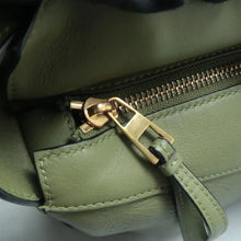 Load image into Gallery viewer, Loewe Puzzle Leather  Shoulder Bag Green
