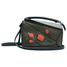 Load image into Gallery viewer, Loewe Puzzle Leather Crossbody Bag Green
