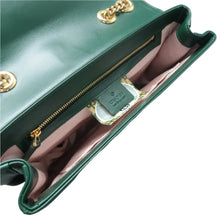 Load image into Gallery viewer, Gucci Rajah Leather Crossbody Bag Green
