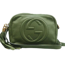 Load image into Gallery viewer, GUCCI Soho Leather Crossbody Bag Green
