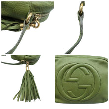 Load image into Gallery viewer, GUCCI Soho Leather Crossbody Bag Green
