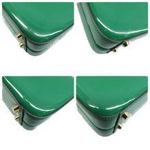 Load image into Gallery viewer, Gucci Patent Sylvie 1969 Satchel Green
