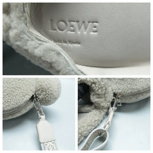 Load image into Gallery viewer, Loewe Lamb Wool Crossbody Bag Grey
