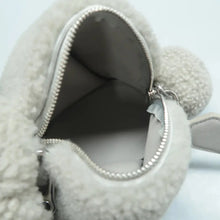 Load image into Gallery viewer, Loewe Lamb Wool Crossbody Bag Grey
