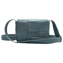 Load image into Gallery viewer, Bottega Veneta Cassette Leather Crossbody Bag Grey
