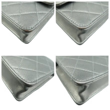 Load image into Gallery viewer, CHANEL Chic Pearl Quilted Leather Crossbody Bag Grey
