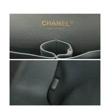 Load image into Gallery viewer, CHANEL Jumbo Double Flap Quilted Caviar Leather Shoulder bag Grey
