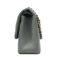 Load image into Gallery viewer, CHANEL Jumbo Double Flap Quilted Caviar Leather Shoulder bag Grey
