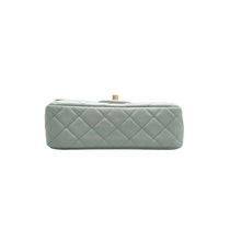 Load image into Gallery viewer, Chanel Pearl Crush Leather Shoulder Bag Grey
