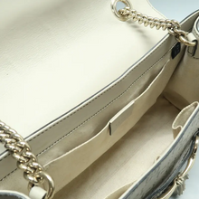 Load image into Gallery viewer, GUCCI Emily Leather Shoulder Bag Light Grey
