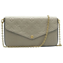 Load image into Gallery viewer, Louis Vuitton Felicie Monogram Leather Shoulder Bag Grey
