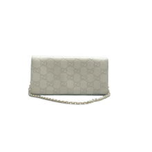 Load image into Gallery viewer, Gucci Leather Chain Wallet Grey
