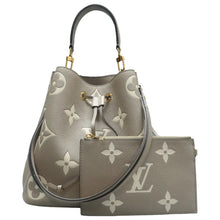 Load image into Gallery viewer, Louis Vuitton NeoNoe Monogram Leather Satchel Bag Grey

