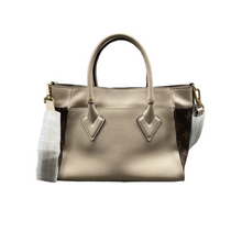 Load image into Gallery viewer, Louis Vuitton On My Side Leather Satchel Bag Bicolor
