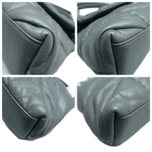 Load image into Gallery viewer, SAINT LAURENT Puffer Leather  Shoulder Bag Grey
