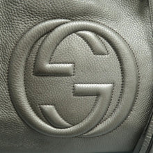 Load image into Gallery viewer, GUCCI Soho Leather Shoulder Bag Grey
