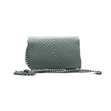 Load image into Gallery viewer, Chanel Wallet On Chain Boy Leather Shoulder Bag Grey
