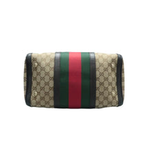 Load image into Gallery viewer, GUCCI Boston Fabric Satchel Bag Brown
