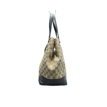 Load image into Gallery viewer, Gucci Dressage GG Fabric Tote Bag Khaki
