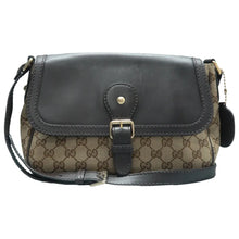 Load image into Gallery viewer, Gucci Fabric Shoulder Bag Khaki
